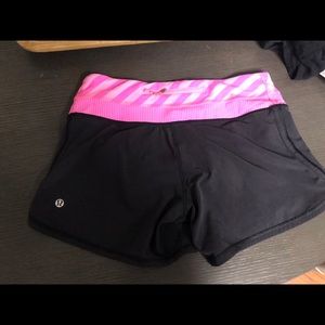 Lululemon running shorts (charcoal grey)